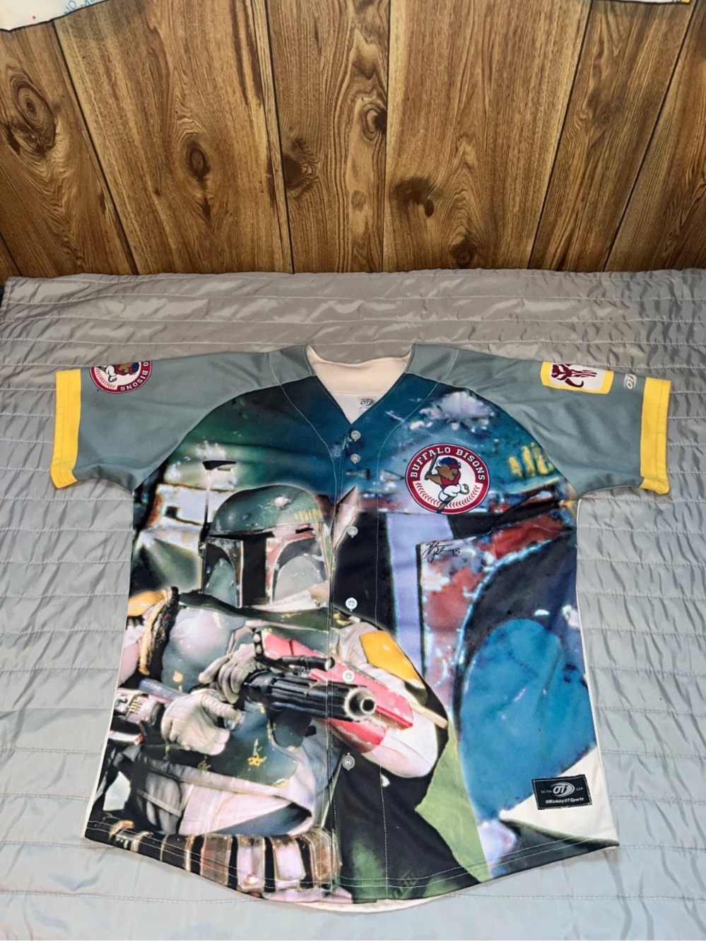 Buffalo Bisons Star Wars Jersey 2019 #15 XL Autographed